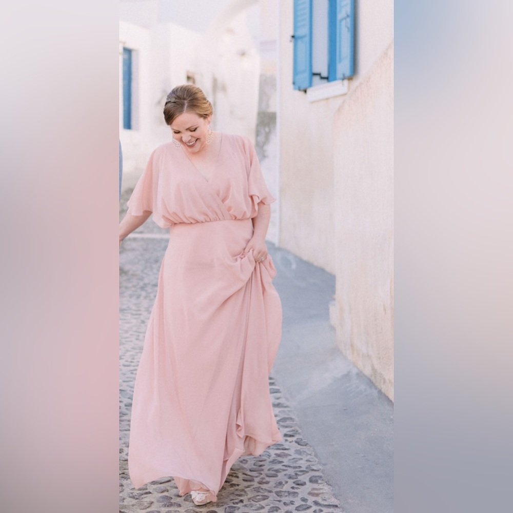 Numbersea blush formal dress